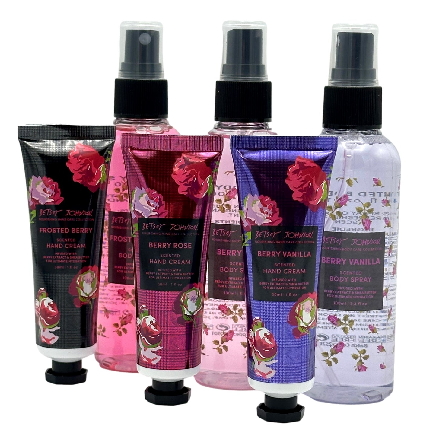6 PC BODY SPRAY & LOTION SET