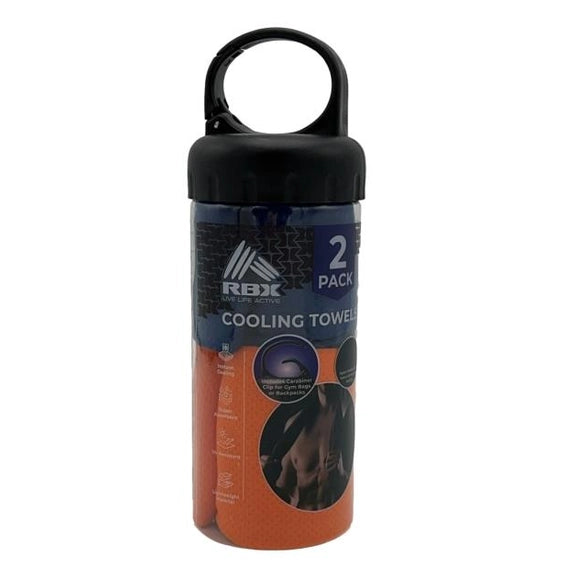 2 PC COOLING TOWELS AND BOTTLE
