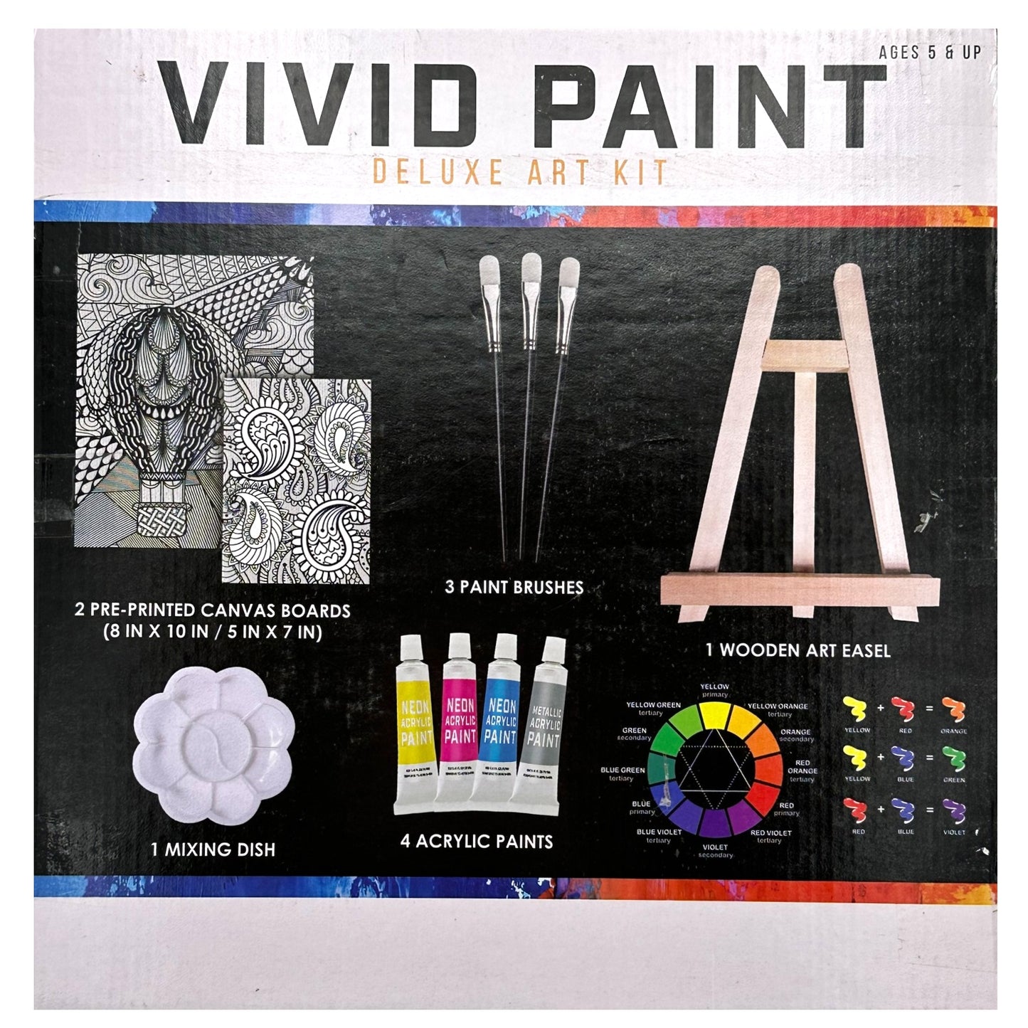 VIVID PAINT DELUXE ART SET