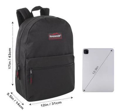 17 IN SCHOOL BACKPACK ASSORTED