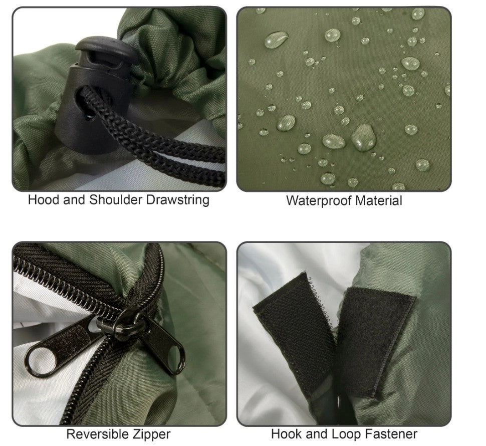 WATERPROOF AND COLOR WEATHER SLEEPING BAGS ASSORTED