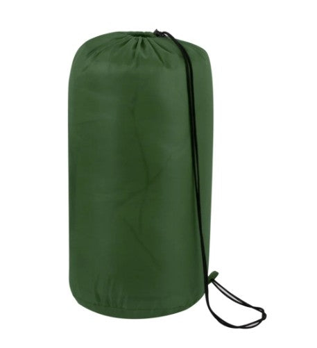 ENVELOPE STYLE SLEEPING BAG WITH STUFF SACK ASSORTED