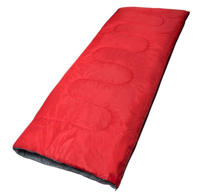ENVELOPE STYLE SLEEPING BAG WITH STUFF SACK ASSORTED