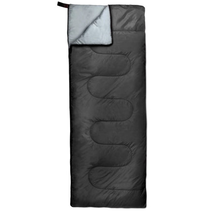 ENVELOPE STYLE SLEEPING BAG WITH STUFF SACK ASSORTED