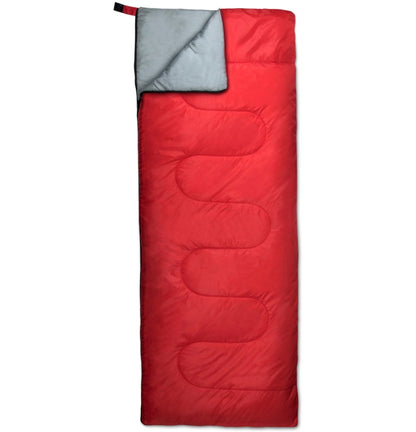 ENVELOPE STYLE SLEEPING BAG WITH STUFF SACK ASSORTED