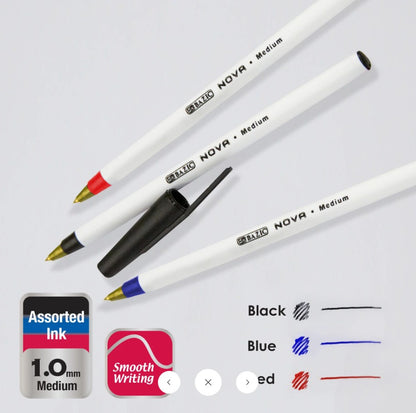 12 CT MIXED STICK PENS