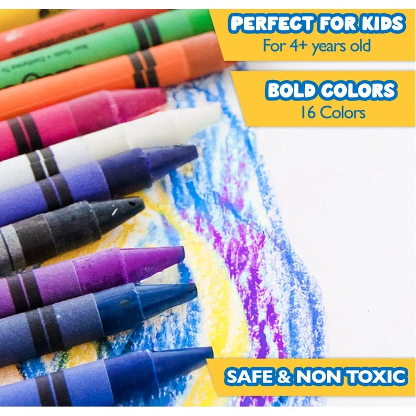 24 CRAYONES DE CALIDAD PREMIUM