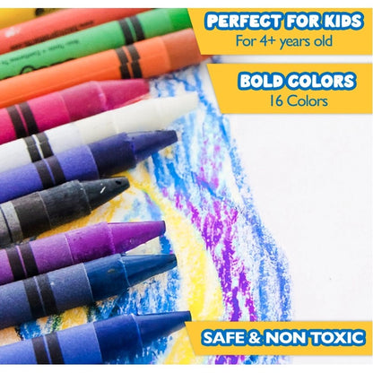 24 CRAYONES DE CALIDAD PREMIUM