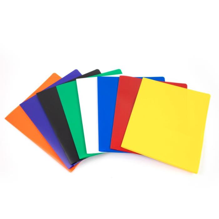 POLY 2 POCKET PORTFOLIO ASSORTED