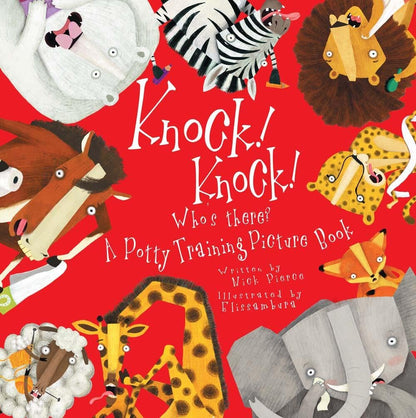 KNOCK! KNOCK! WHO'S IN THERE? HARDCOVER STORY BOOK