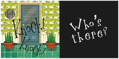 KNOCK! KNOCK! WHO'S IN THERE? HARDCOVER STORY BOOK