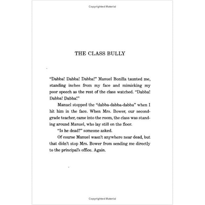 A page of text titled "THE CLASS BULLY".