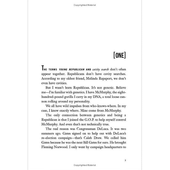 A page of text with a title, "[ONE]", and then a passage of text on a white background.