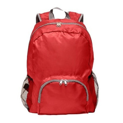 15 IN RED PACKABLE TRAVEL BACKPACK