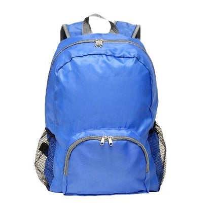15 IN BLUE PACKABLE TRAVEL BACKPACK