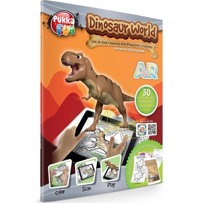 DINO WORLD COLORING BOOK AUGMENTED REALITY 4D