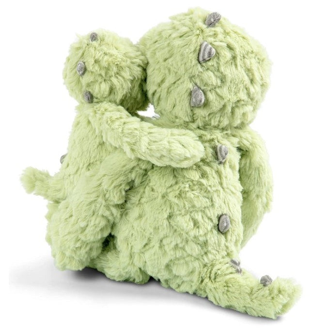 8.5 IN YOU & ME HUGS GREEN DINOSAURS