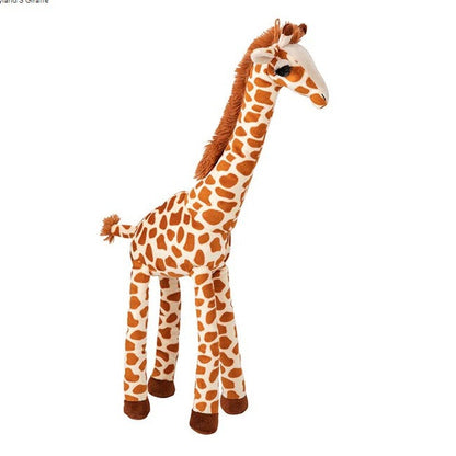 Stuffed giraffe toy.