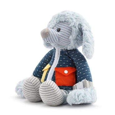 12 IN BUCKLE AND SNAP BUDDIES PIPPIN THE PUPPY PLUSH