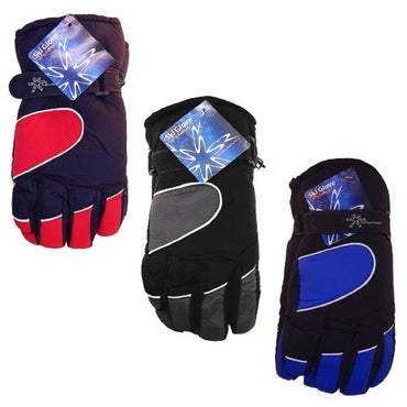 ADULT DELUXE SKI GLOVES ASSORTED