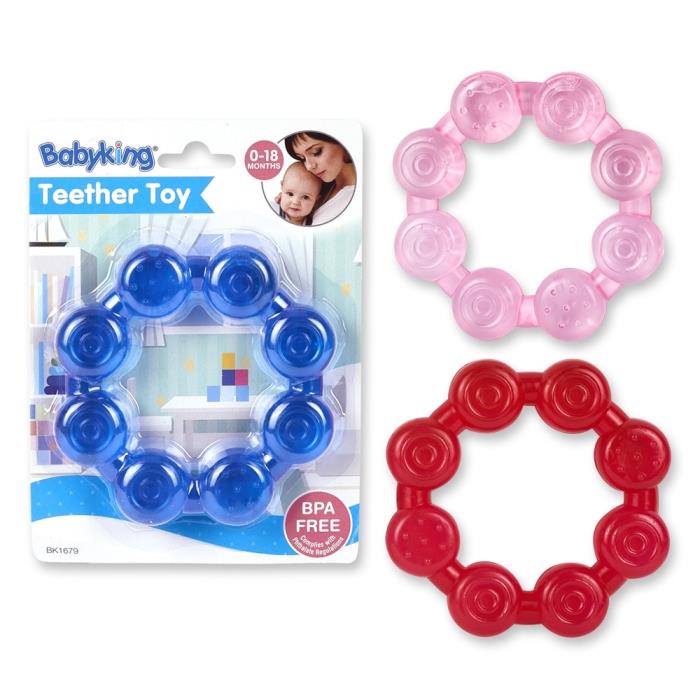 WATER-FILLED ROUND TEETHER ASSORTED