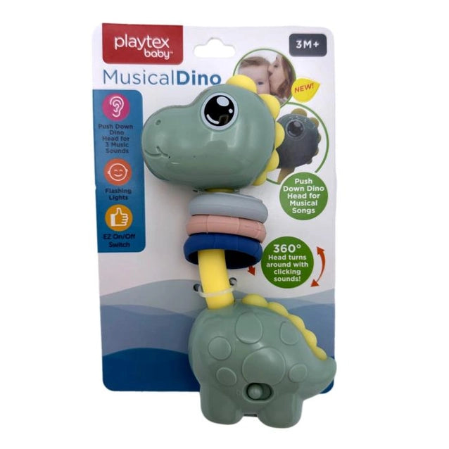 MUSICAL DINO RATTLE