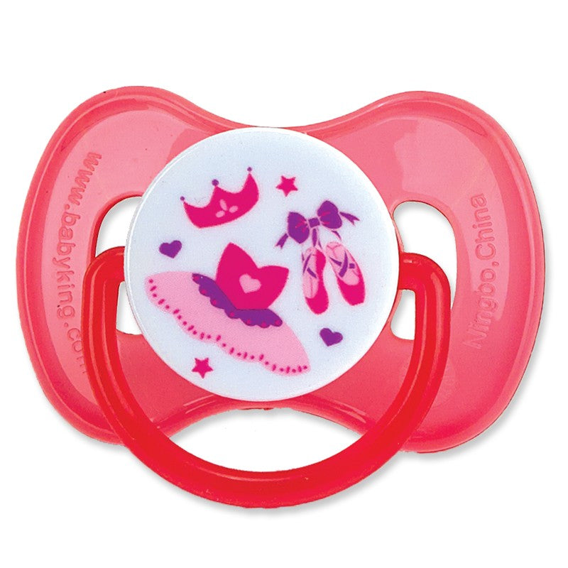 PRINTED SILICONE PACIFIER ASSORTED