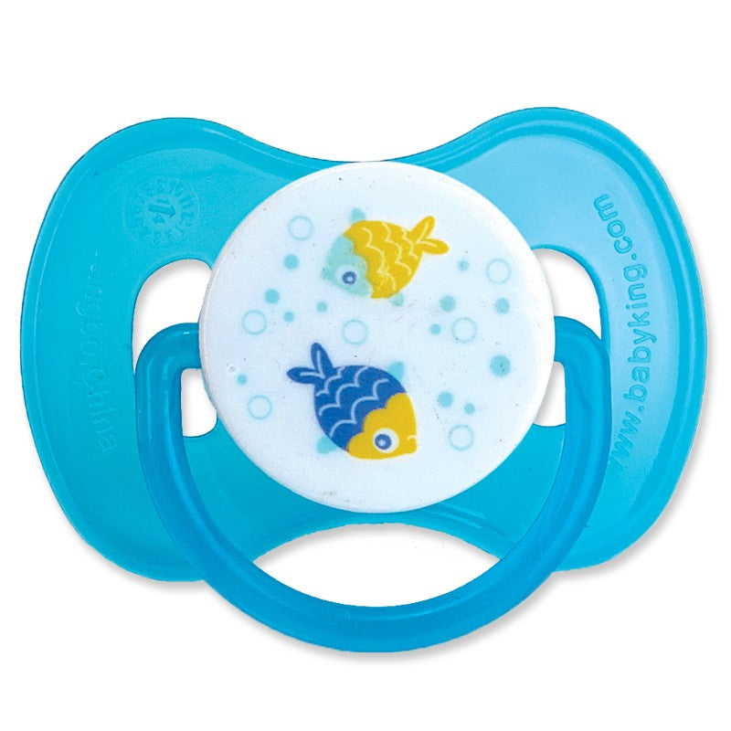 PRINTED SILICONE PACIFIER ASSORTED