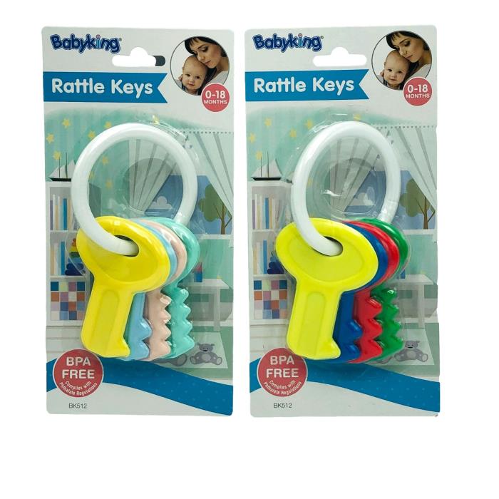 BABY RATTLE KEYS ASSORTED