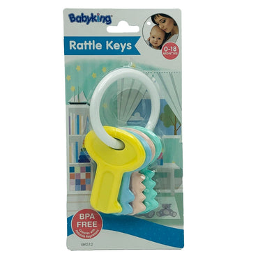 BABY RATTLE KEYS ASSORTED
