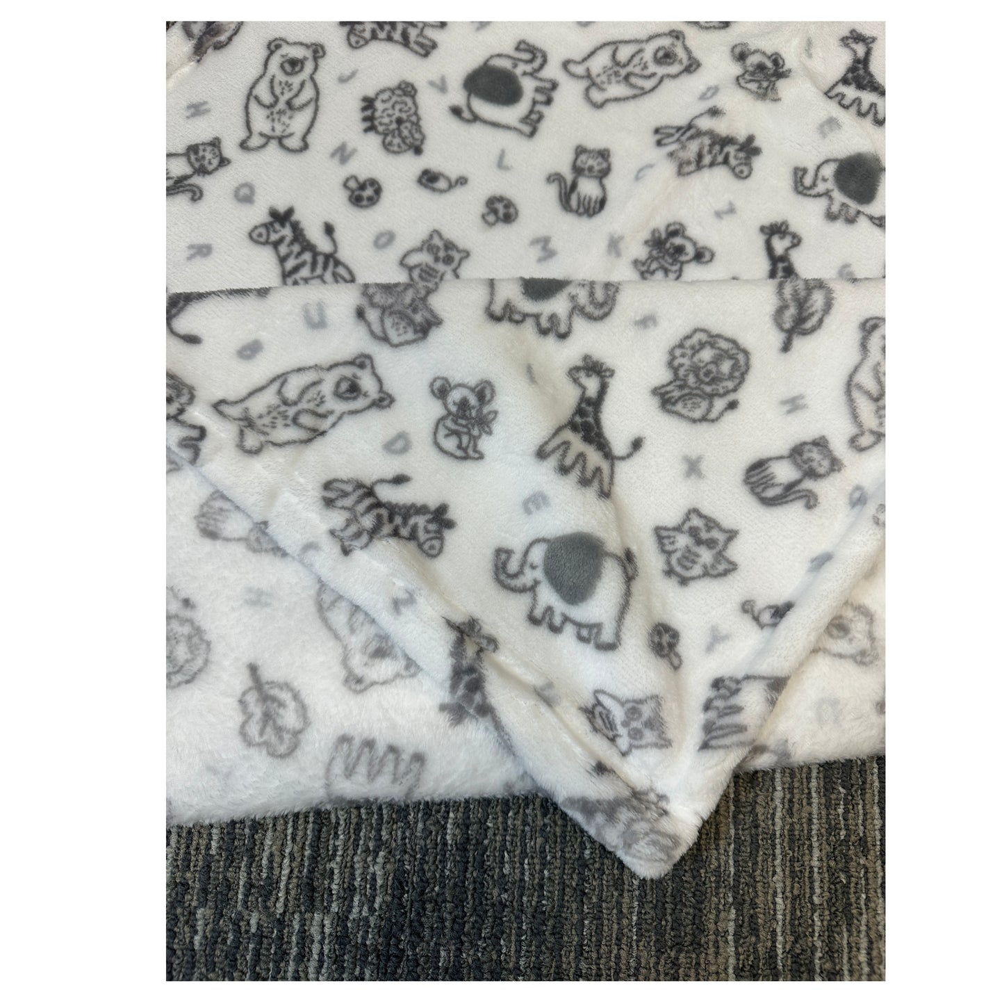 SOFT PLUSH ANIMAL BLANKET