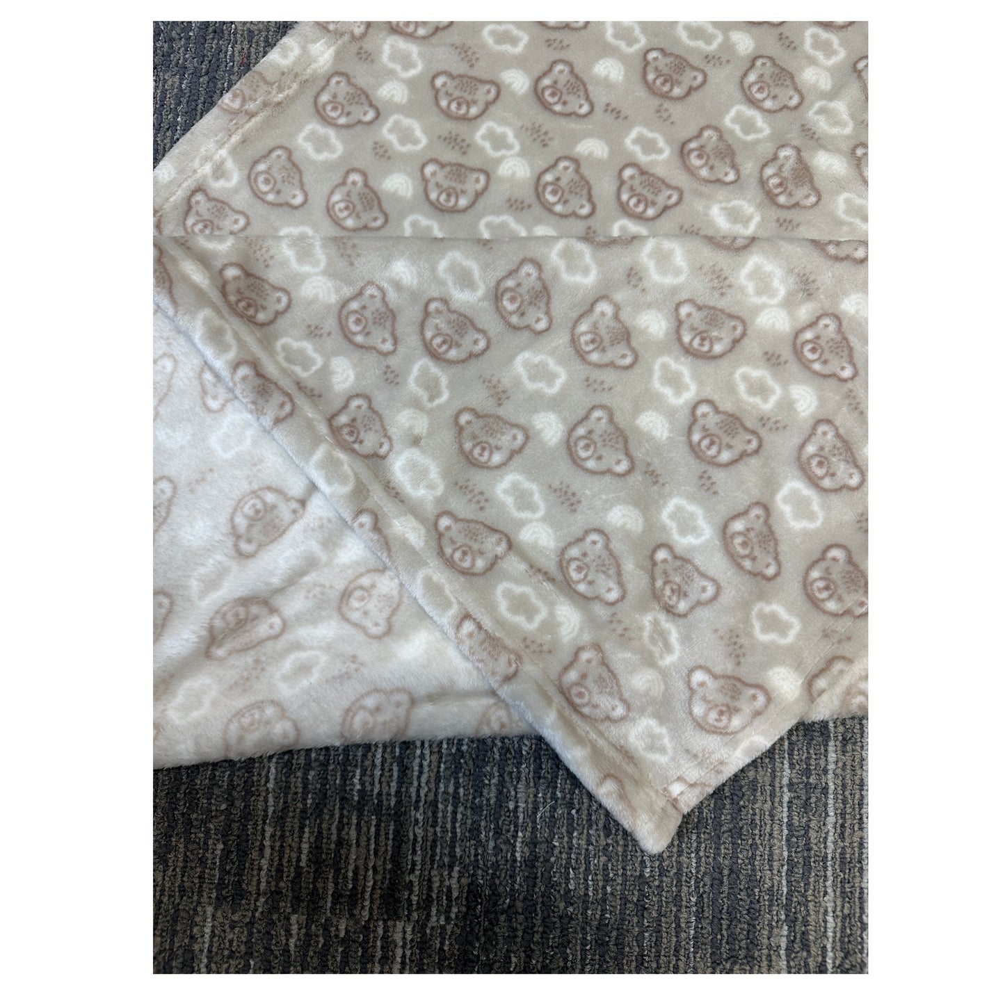 SOFT PLUSH BEARS BLANKET