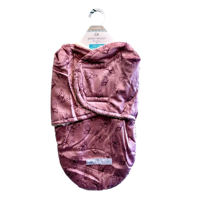 BUTTERFLY PRINT SWADDLE SACK