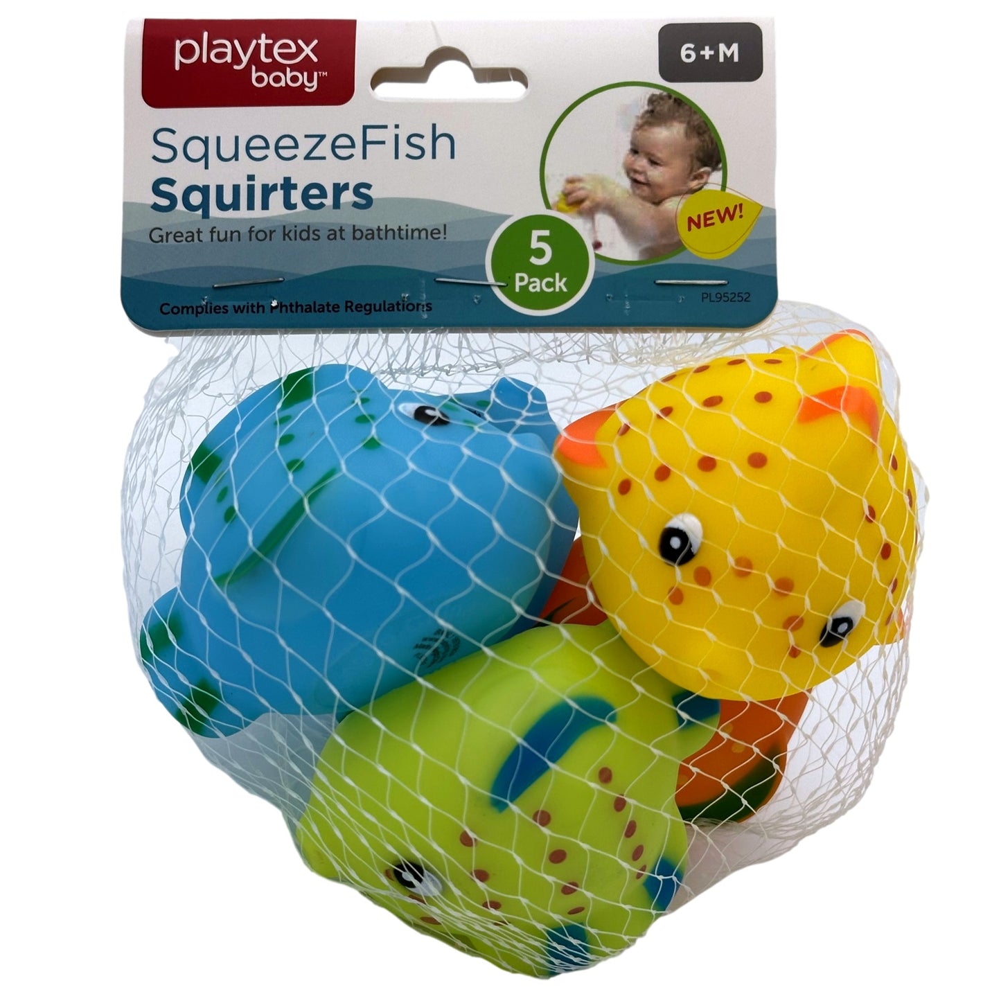5 PC SQUEEZE FISH SQUIRTERS