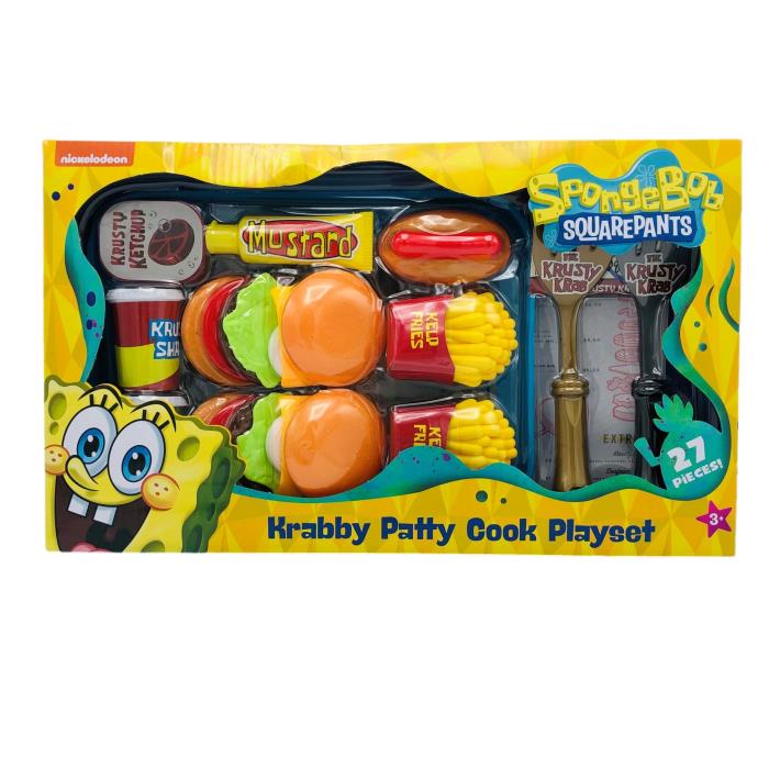 27PC KRABBY PATTY COOK PLAYSET