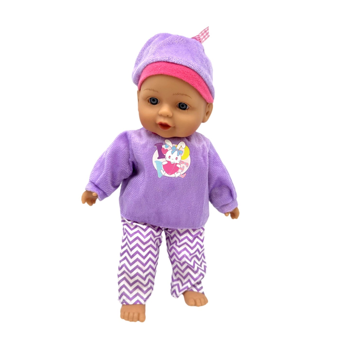 MUÑECA BABY LILLY DE 13 AÑOS BLANCA Y BIBERÓN