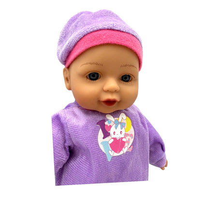 MUÑECA BABY LILLY DE 13 AÑOS BLANCA Y BIBERÓN