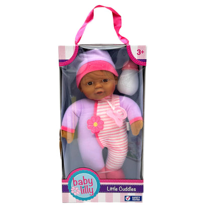 13 IN BLACK LITTLE CUDDLE DOLL