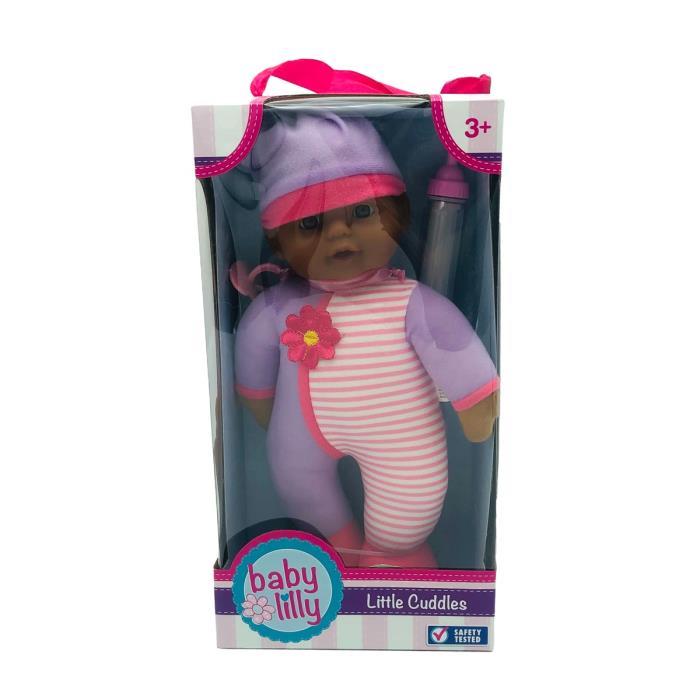 13 IN BLACK LITTLE CUDDLE DOLL