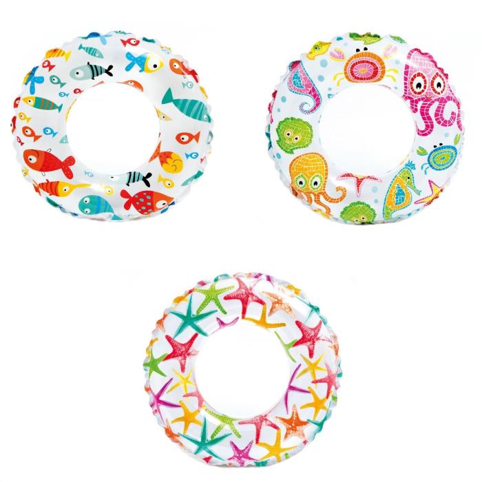 20 IN INFLATABLE SWIM RING ASSORTED