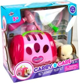 CARRY AND CARE VETERINARY PLAYSET