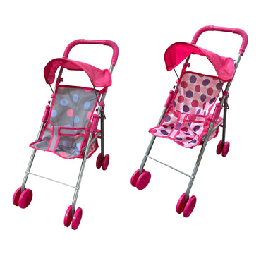 PINK DOLL STROLLER ASSORTED