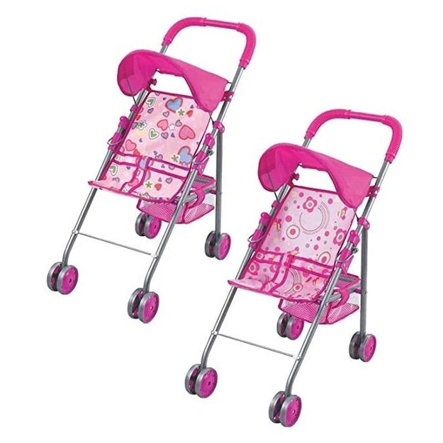PINK DOLL STROLLER ASSORTED