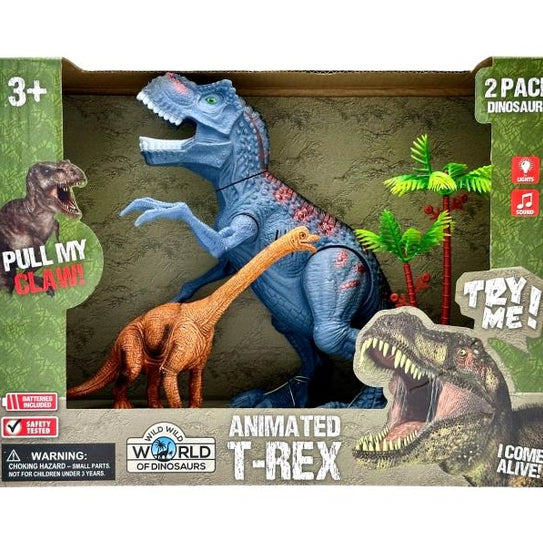 2 PC ANIMATED T-REX