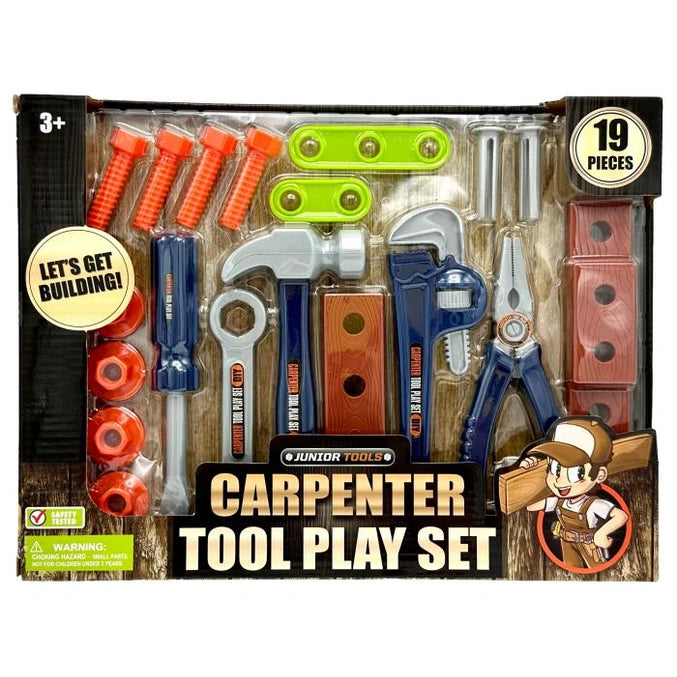 19 PC CARPENTER TOOL PLAY SET
