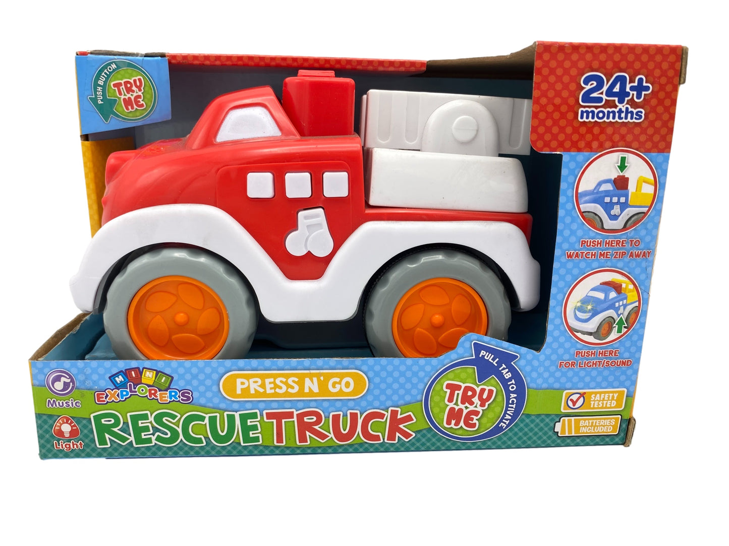 CAMIONES DE RESCATE PRESS &amp; GO SURTIDO