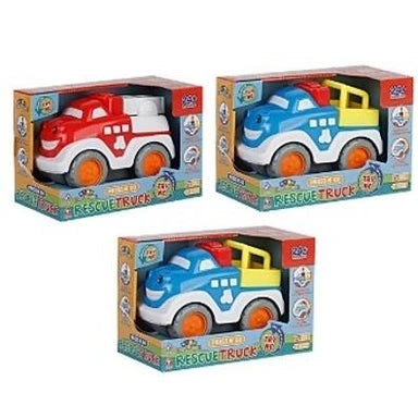 PRESS & GO RESCUE TRUCKS ASSORTED