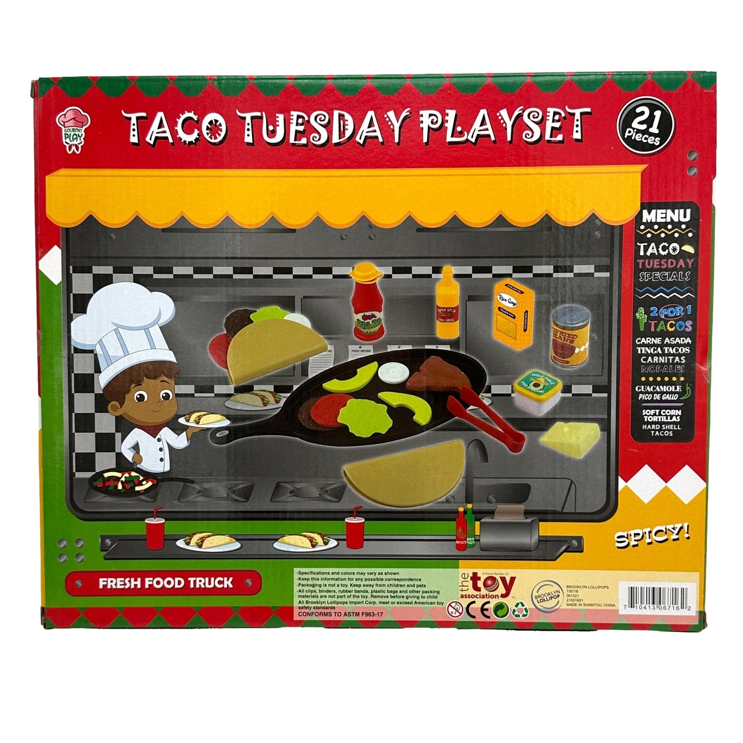21 PC TACO TUESDAY PLAY SET