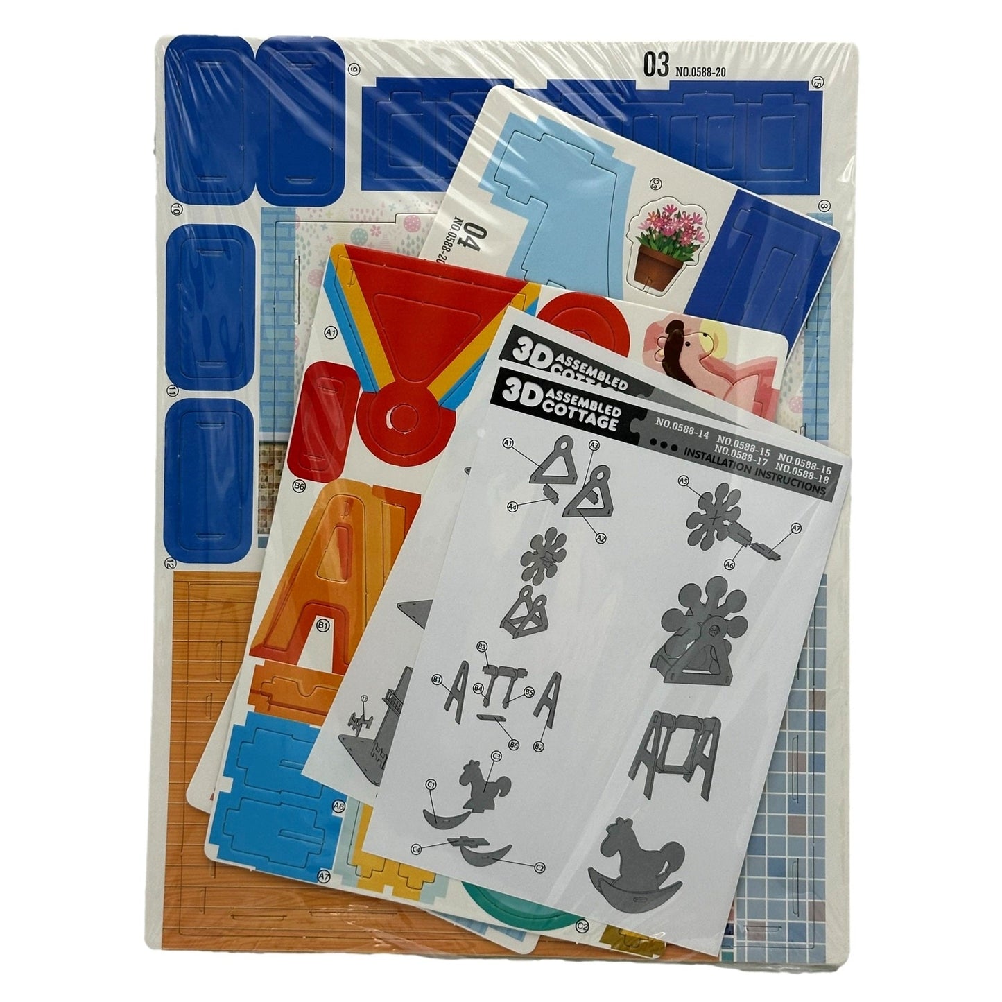 MY CRAFT HOME 3D PUZZLE AND PLAY SET