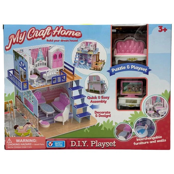 MY CRAFT HOME 3D PUZZLE AND PLAY SET